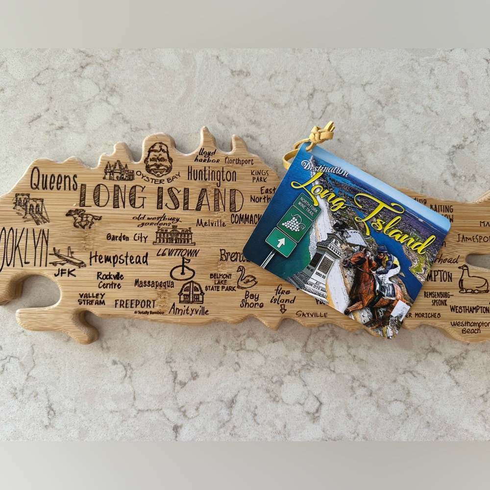 “Long Island” Totally Bamboo Laser-Etched Serving/Cutting Board NWT - Picture 5 of 6
